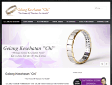 Tablet Screenshot of gelang-kesehatan.com